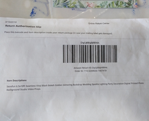 NWT BACKDROP for PHOTO/STUDIO/VIDEO 6.5'x10' - Picture 6 of 6